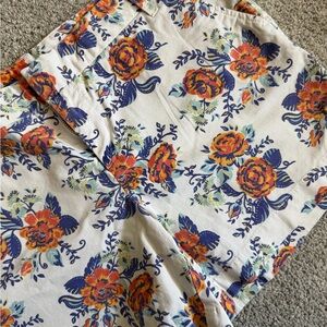 Caslon Multicolor Floral Shorts